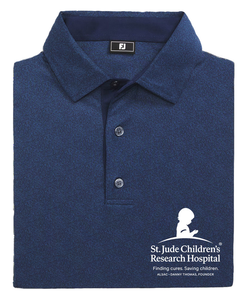 St. Jude FootJoy Speckle Lisle Polo